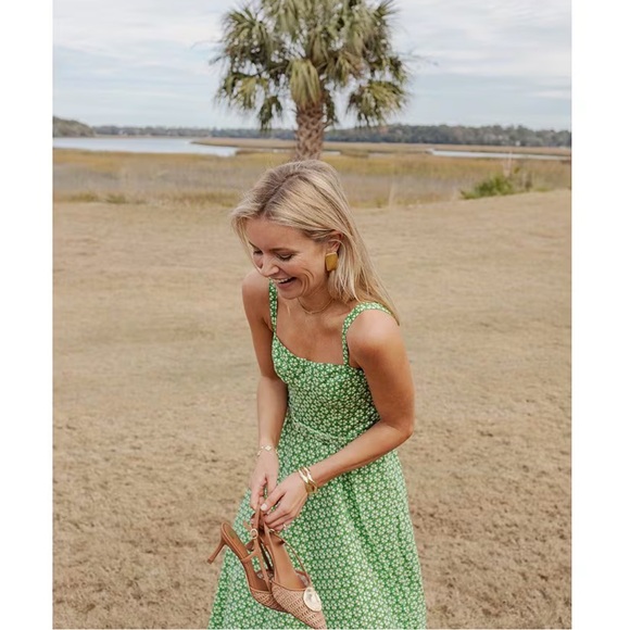 NWTAntonio Melani
x Style by Simkins Margo Printed Poplin Sweetheart Neck  Dress - Picture 11 of 12